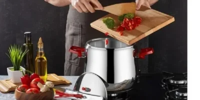 Prestige 7L Premium Kırmızı Düdüklü Tencere | Nishev.com