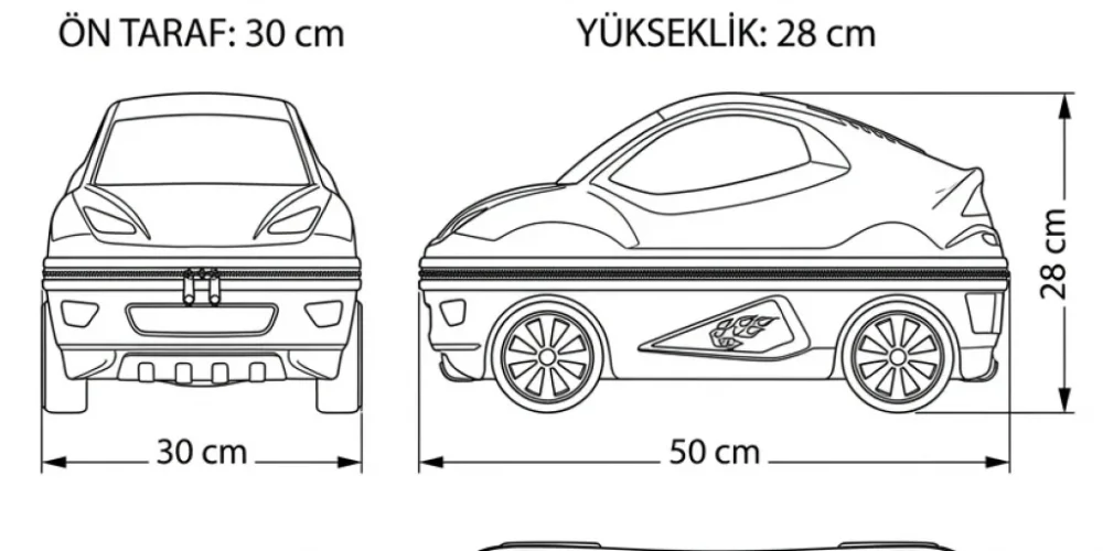 Çekçekli Çocuk Valizi Modelleri | Dayanıklı ve Şık | Nishev