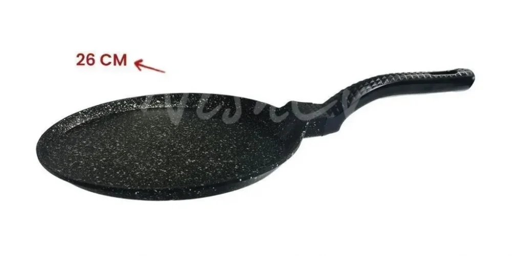 Hanımeli Premium Döküm Krep Tava 26 cm | Mükemmel Kreplerin Sırrı