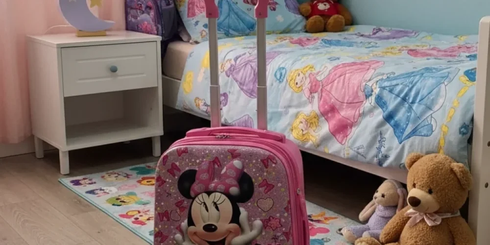 Minnie Karakterli Kız Çocuk Valizi | Nishev.com