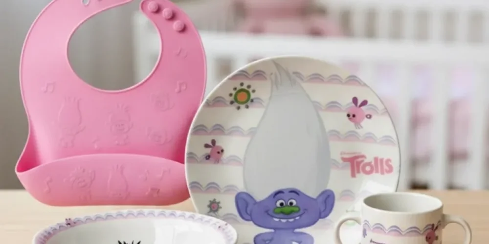 Trolls Deluxe Mama Seti | Çocuklar İçin Lüks Beslenme Seti - Nishev