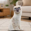 3d Dijital Baskılı Dekoratif Kedi Yastık