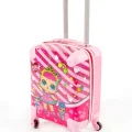 Beyaz Pembe ABS Şıklık 360° Tekerlekli Kabin Boy Çocuk Valizi
