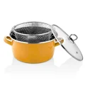 Kızartma Tenceresi Sarı 22 Cm 4,5 Lt