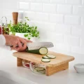 Bambu Ayak Destekli Kesme Tahtası 35x22 cm Sunum Gereçleri