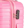 901 3lü Valiz Bavul Seti Pembe - Darbelere Karşı Yüksek Koruma