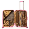 901 3lü Valiz Bavul Seti Pembe - Darbelere Karşı Yüksek Koruma