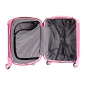 Premium Pembe Kız Çocuk Valizi – ABS 360° Dönüşlü Lüks Model