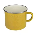 İtalyan Emaye Kupa 10 cm – sarı