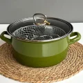 Milano Premium 22 cm Zeytin Yeşili Kızartma Tenceresi – 4,5 L