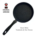 Premium Döküm Tek Kişilik Mini Yumurta & Pancake Tava - 14 cm