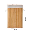 Premium Bambu Çok Amaçlı Düzenleyici Sepet (40x60 cm)