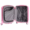 Luxe Pembe 2 Tekerlekli Kız Çocuk Valizi – ABS Şıklık