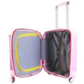 Lüks Pembe Abs Kız Çocuk Valizi – 360° Tekerlekli Şıklık