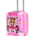 Lüks Kız Çocuk Valizi – Pembe ABS Seyahat Çantası