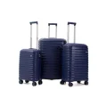 Premium ABS 4 Tekerlekli Kırılmaz Şifreli Bavul Set – Yerli Üretim