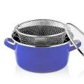 Lüks İtalyan Emaye kızartma tenceresi – 22 cm 3,5 Lt