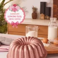 İtalyan tasarım 26 Cm Döküm Kek Turta Kalıbı / Anneler Gününe Özel