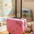 LuxKitty ABS Pembe Çocuk Valizi – 3 Renkli Konfor & Şıklık