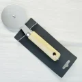 italyan tasarım ahşap Metal Pizza Dilimleyici
