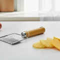 Bambu Saplı Metal Patates Doğrayıcı Dilim Dilim