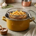 Prestige Emaye Fritöz Tenceresi 22 cm – 3,5 Litre – Sarı