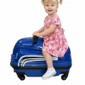 LuxTravel Çocuklar İçin Sürdürülebilir ABS Renkli Valiz