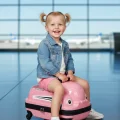 Abs Premium Çocuk Valizi – Açık Pembe Sürdürülebilir Şıklık