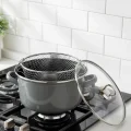 Milano Kızartma Tenceresi Antrasit Gri 22 Cm 4,5 Lt