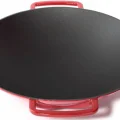 Sürel Wok Tava 35 Cm Kırmızı Demir Döküm