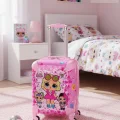 Lüks Kız Çocuk Valizi – Pembe ABS Seyahat Çantası