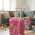 Premium Pembe ABS Çocuk Valizi