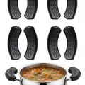 Premium 5 Çift Yanmaz Silikon Tencere Tutucu Set – Isı Yalıtımlı, Kaydırmaz Tasarım