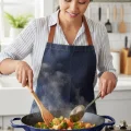 Sürel Wok Tava 35 Cm Koyu mavi Demir Döküm