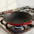 Sürel Wok Tava 35 Cm Kırmızı Demir Döküm