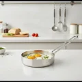 Premium 14 cm Yarım Çember Paslanmaz Çelik Çok Amaçlı Yumurta & Sos Tavası
