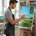 Premium 10 -adet Sanatsal Zımbalı Tuval Seti – 35x50 cm