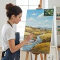 Premium 10 -adet Sanatsal Zımbalı Tuval Seti – 35x50 cm