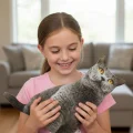 3D Dijital baskılı kedi yastık BRİTİSH SHORTHAİR kedi