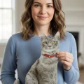 3d Dijital Baskılı Dekoratif Kedi Yastık