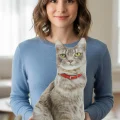 3d Dijital Baskılı Dekoratif Kedi Yastık
