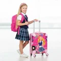 LuxeAmber Pembe ABS Kız Çocuk Valizi