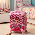 Çok Renkli Çocuk Kabin Boy Valiz Seti – Dayanıklı, Hafif ve Eğlenceli Tasarım