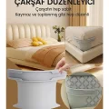 Nishev Çarşafmatik 4 Adet Çarşaf Düzenleyici - Görünmez Kaymaz Nevresim Kilidi Organizeri