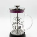 French Press - Filtre Kahve Ve Bitki Çayı Demliği 600 ml Siyah