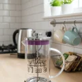 French Press - Filtre Kahve Ve Bitki Çayı Demliği 600 ml Siyah