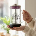 French Press - Filtre Kahve Ve Bitki Çayı Demliği 600 ml Siyah