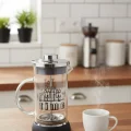 Tasarım French Press - Filtre Kahve Ve Bitki Çayı Demliği 350 ml Siyah