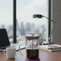 French Press - Filtre Kahve Ve Bitki Çayı Demliği 600 ml Mor