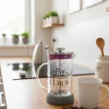 French Press - Filtre Kahve Ve Bitki Çayı Demliği 600ml Gri